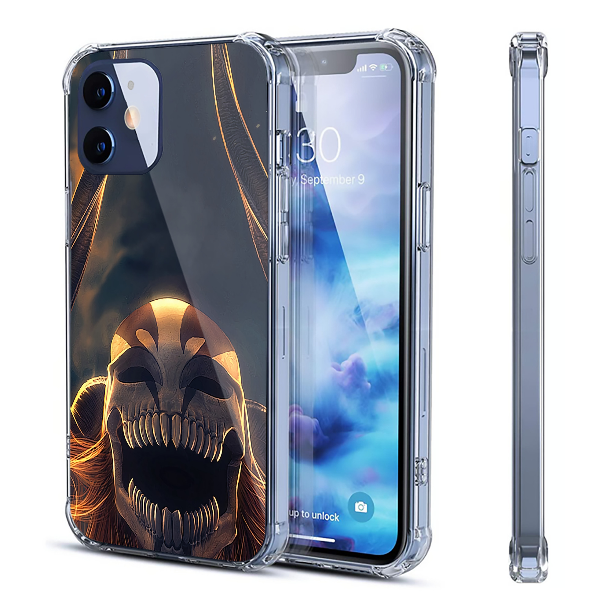 （画像用） ブリーチ BLEACH 【iPhone 12シリーズ対応】透明スマホケース（クリアソフトケース）